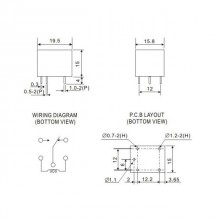 Releu 5V LEG-5F Rayex - Img 2