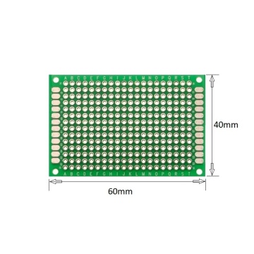 Cablaj test prototip 40x60mm (dublu placat)