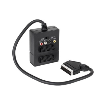 Cablu adaptor Scart 3x RCA SVHS + comutator