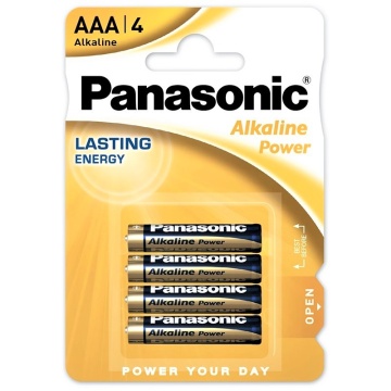 Baterie Alcalina 1,5V AAA LR3 Panasonic