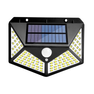 Lampa solara 100 LED cu senzori si acumulator