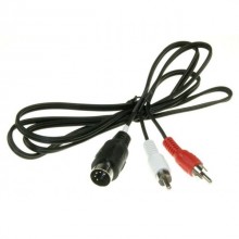 Cablu DIN 5P tata la 2x RCA tata 1,5m - Img 2