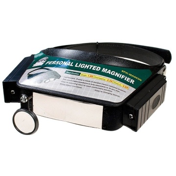 Lupa binoculara 4,8X si iluminare LED