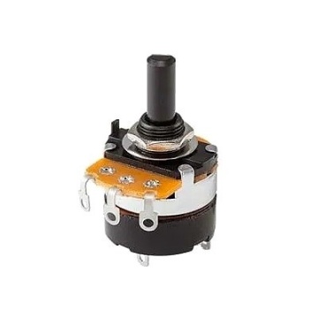 Potentiometru 10K D-Shaft + switch
