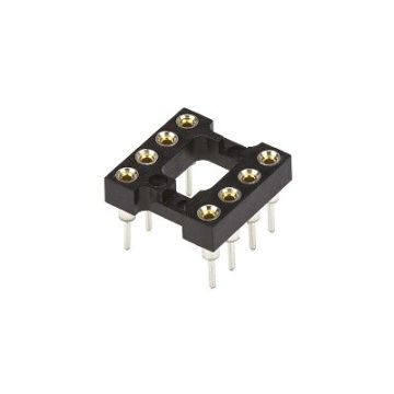 Soclu IC DIL8 / DIP8 Gold
