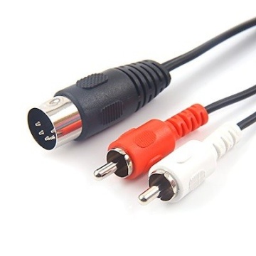 Cablu DIN 5pini tata la 2x RCA tata 1,5m