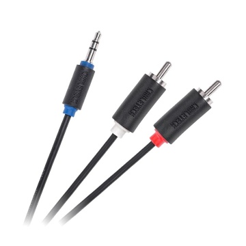 Cablu Jack 3,5mm / 2x RCA M/M 1,8m CableTech