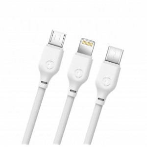 Incarcator 3:1 iPhone Lightning, μ-USB & USB-C - Img 3