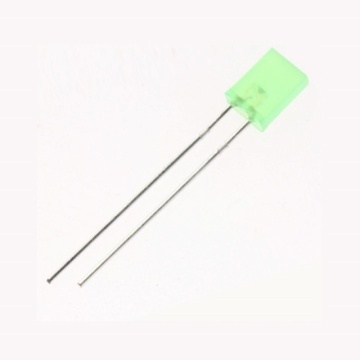 LED verde dreptunghiular 3V 5x2mm