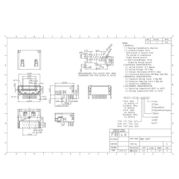 Mufa HDMI Socket 90° PCB 3R Sony Play Station - Img 2