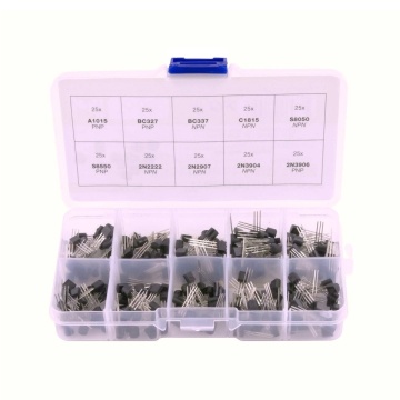 Sortiment 250 tranzistori PNP/NPN
