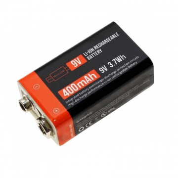 Acumulator Lithiu-Ion 9V 3700mW micro USB - Img 2