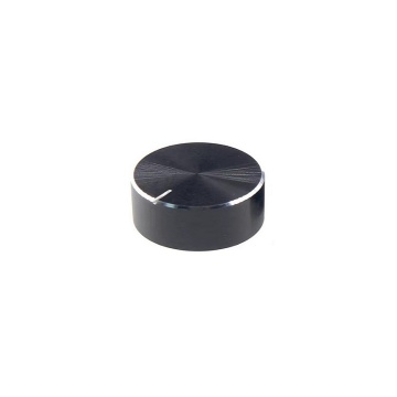 Buton aluminiu 25mm x 10mm negru