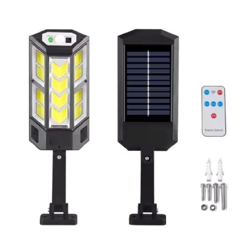Lampa solara 124 LED COB / 5W (180W) cu senzori t-cda si acumulator