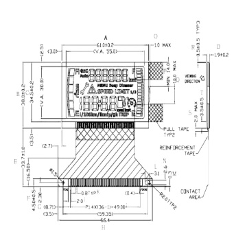 LCD Display VLGEM1182-02 Varitronix - Img 2