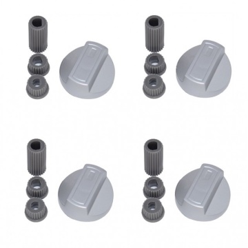Set butoane argintii pt aragaz