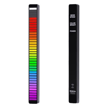 32 LED Bargraph activare sonora / VU-metru RGB - Img 1