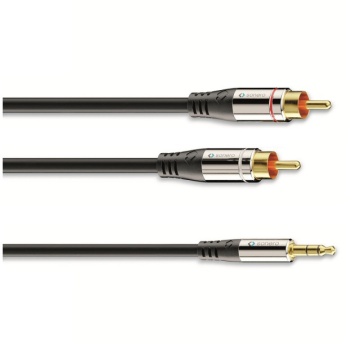 Cablu Jack 3,5 / 2x RCA Sonero 10m