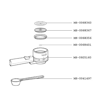 Garnitura filtru MS-0068356 Krups - Img 2