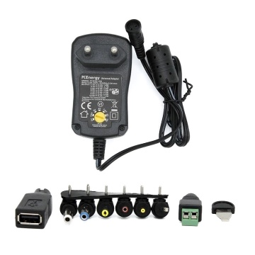 Alimentator universal cu 8 mufe 3 - 12V / 1000mA