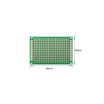 Cablaj test prototip 40x60mm (dublu placat)