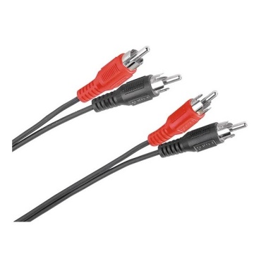 Cablu 2 RCA tata - 2 RCA tata 1,5M