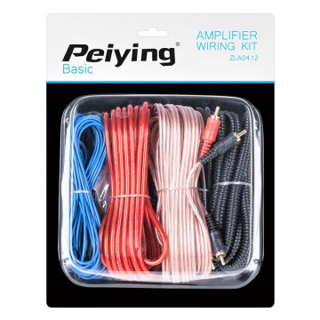Kit cabluri subwoofer auto 600W Peiying - Img 1