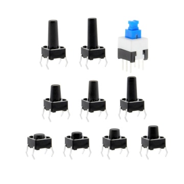 Sortiment tact switch / push key 180 buc - Img 2