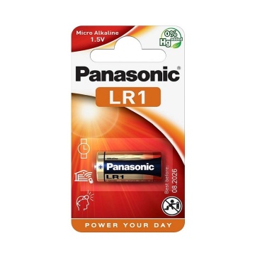 Baterie Alcalina 1,5V LR1 MN9100 Panasonic