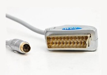 Cablu SCART 21p la S-Video / SVHS 4p Gold - Img 2