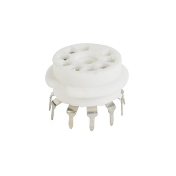 Soclu ceramic 9 pini EL84