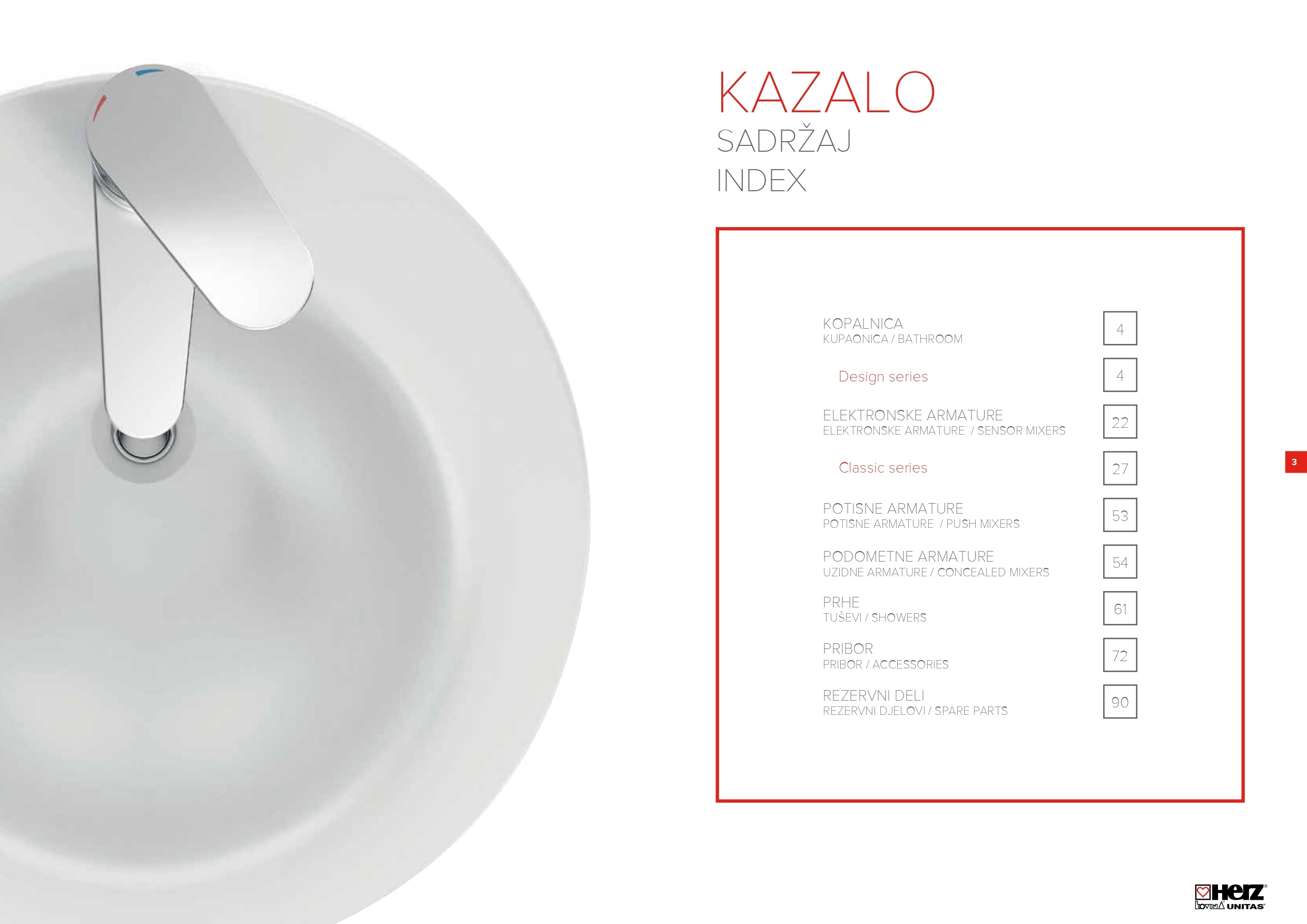 Catalog tehnic baterii sanitare