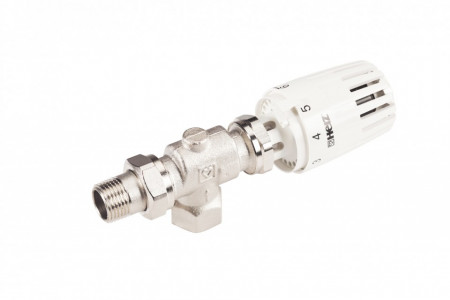 Set termostatic Herz format din robinet cu ventil termostatic (1/2''), model colţar special si cap termostatic Project M28X1,5, cod 17728911726016