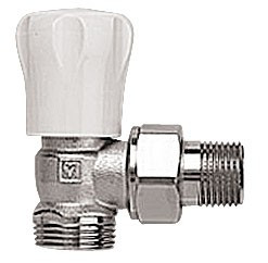 Robinet de reglare HERZ-GP pentru corpurile de încălzire, DN 15, model colţar, filet exterior, G3/4", cod 1 5548 31