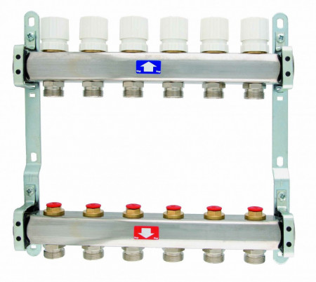 Set distribuitoare ITAP cu 5 cai, cu blocare, umplere/golire si aerisire, 1"x3/4"x5, cod 9220010005034C