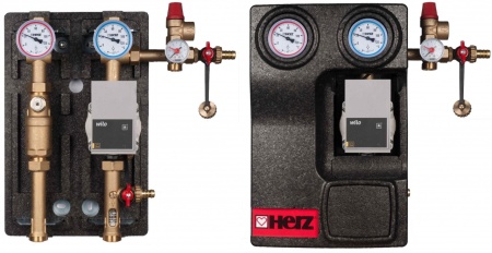 Grup de pompare Herz PUMPFIX SOLAR, cu pompa WILO - DN20, cod 1 4513 12