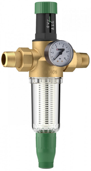 Filtru pentru apa potabila cu reductor de presiune Herz, DN 20, PN16, cod 2 3011 02