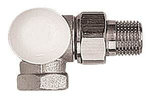 Robinet cu ventil termostatic Herz TS-90, model în trei axe “AB”, DN15, M 28 x 1,5, cod 1 7758 91