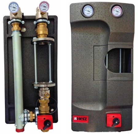 Grup de pompare Herz PUMPFIX Mix, 3 puncte, fara pompa, DN 50, Kvs 29.5, cod 1 4511 79