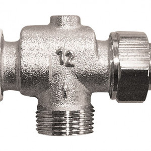 Robinet cu ventil termostatic Herz TS-90, model coltar special, filet exterior, 1/2", cod 1 7748 91
