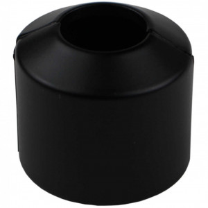Masca de acoperire Herz DE LUXE, negru mat, pentru conectori, cod 1 6281 49