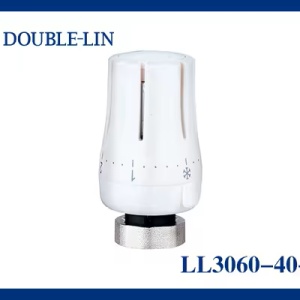 Pachet termostatic Double Lin, alcatuit din cap termostatic M30x1,5, robinet tur plus retur model coltar, DN15 (1/2''), cod LL3060-P - Img 2