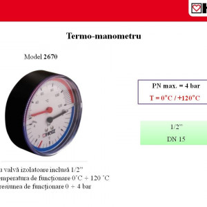 termo-manometru
