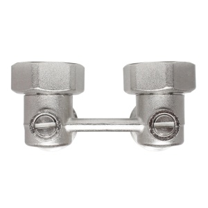 Piesa de legatură Herz 3000 model coltar, G3/4, 50 mm, bitubular, cod 1 3766 51