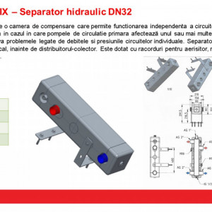 Preselectorul hidraulic (butelie de egalizare) DN 32