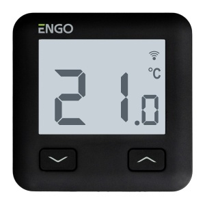 Termostat de camera ENGO E10, wifi și bluetooth, negru, incastrabil, 230V, cod E10-B