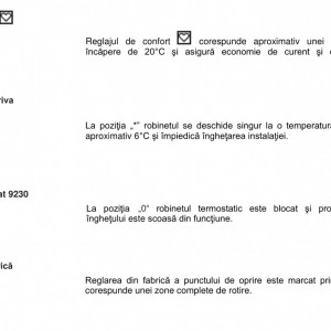 cap termostatic