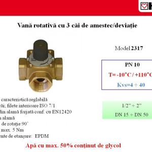 vana manuala de amestec si deviatie