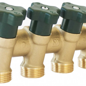 Distribuitor alama Herz pentru instalații sanitare, cu inchidere DN20-4xG3/4'', cod 2 8530 04