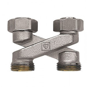 Element de intersectie Herz, tip "X", pentru distanta intre tevi de 50 mm, cod 1 3004 34